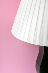 pink and white lamp