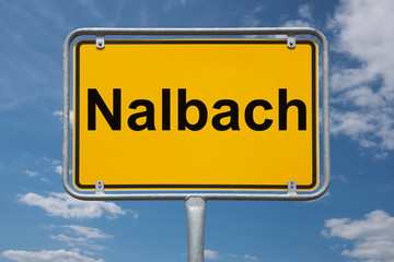 Ortstafel Nalbach