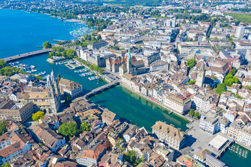 Obraz premium Zurich in summer