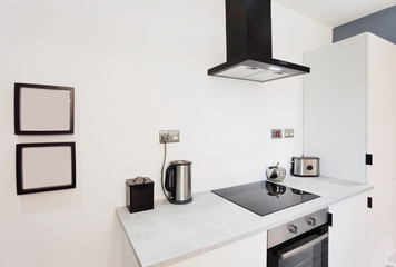 Show home with clean bright surfaces. 