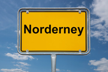 Ortstafel Norderney