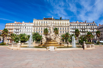 Freedom Square in Toulon, France