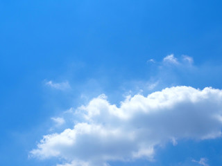 Fototapeta na wymiar 夏の日の青空