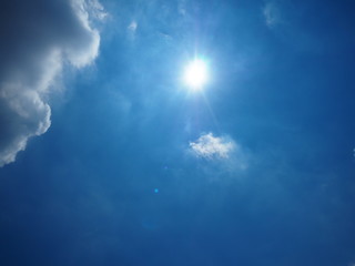 夏の日の青空