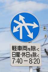 複雑な道路標識