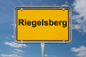 Ortstafel Riegelsberg
