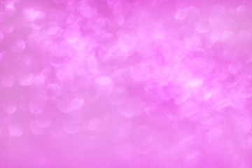 Pink christmas festive elegant abstract background with bokeh