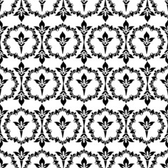 seamless pattern, abstraction in monochrome colors, mandala, ornament for wallpaper and fabric, wrapping paper, background for different designs