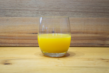 orange juice in a glass