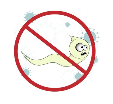 helminths, roundworms. intestinal parasites. warning sign parasitism , vector illustration. The concept of parasites in humans and humans.