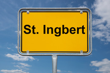 Ortstafel St. Ingbert