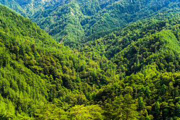 Fototapeta premium Magnificent mountain and cloud with sky background
