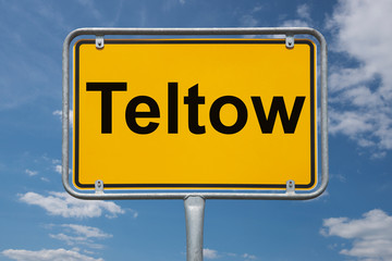 Fototapeta premium Ortstafel Teltow