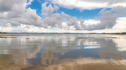 Obraz premium Brittany, panorama of the Morbihan gulf