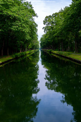 Water canal in Belgium, province Antwerpen near Retie