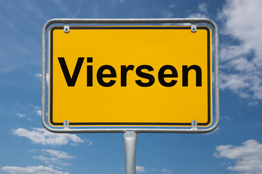 Ortstafel Viersen