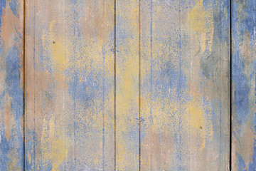 Old grunge dirty scratched vintage blue wood texture abstract background