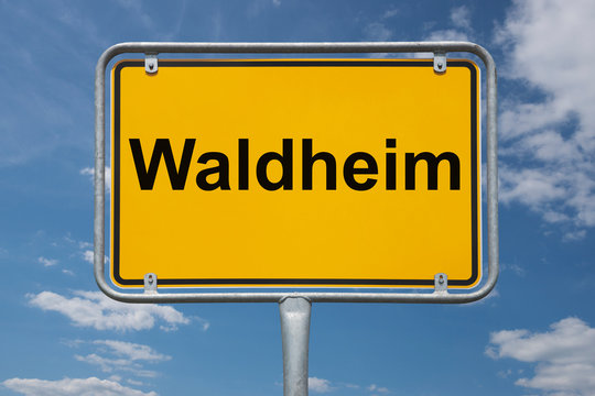 Ortstafel Waldheim