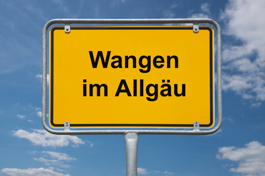 Ortstafel Wangen im Allg&auml;u