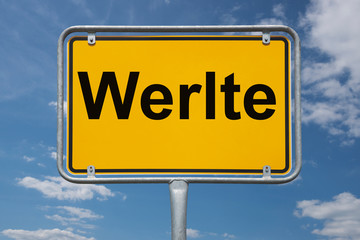 Ortstafel Werlte