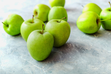 fresh green apples