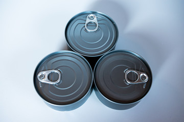 dumbbell weights on blue background