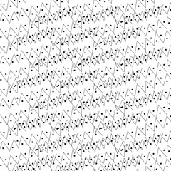 black and white graphic pattern and simple elements