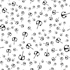 Set of anchor symbols or logo template vector