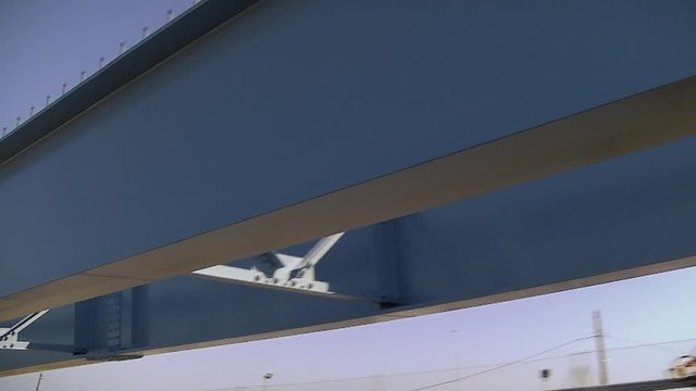 Transfer work for large industrial parts