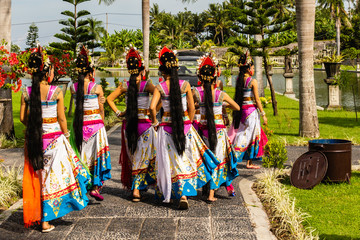 The water palaces in the east area of Bali