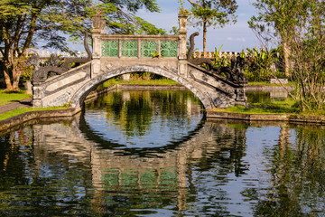 The water palaces in the east area of Bali