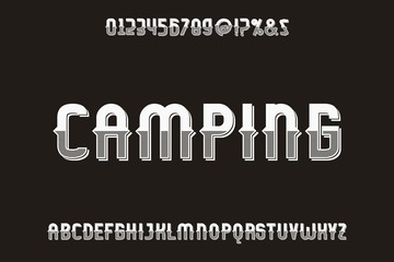 vintage font, classic lettering, typeface vector design, new style background