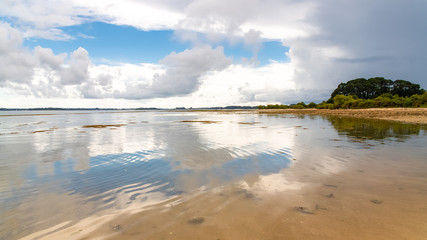 Fototapeta premium Brittany, panorama of the Morbihan gulf