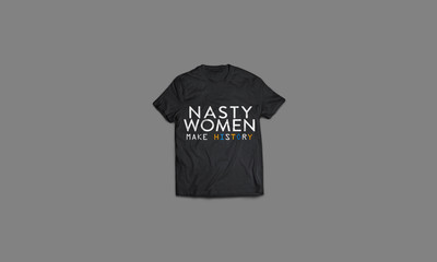 Women / girls T-shirt Design Template