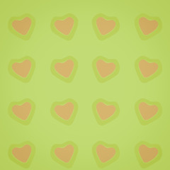 seamless background with hearts