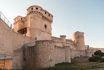 cuellar castle in segovia spain