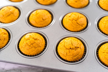 Pumpkin spice cupcake