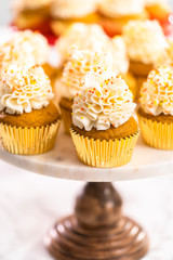 Pumpkin spice cupcake