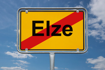 Ortstafel Elze