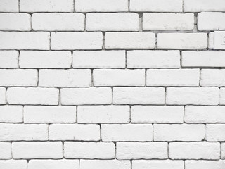 White  brick wall close-up