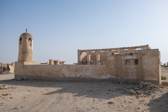 An abandoned fishing village located in Al Jumail, Ruwais north of Doha, Qatar.