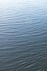 Blue texture of water in a pond.