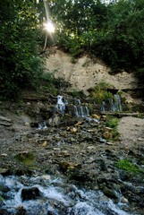 

a beautiful source "Slovenskie Keys" in Izborsk