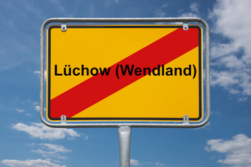 Ortstafel Lüchow (Wendland)