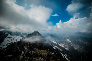 Fototapeta na wymiar Lomnickystit in Tatra Mountains