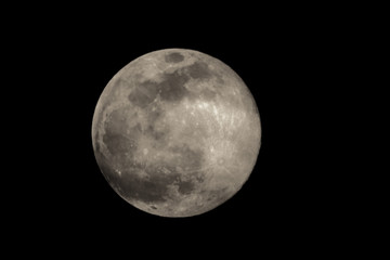 Obraz na płótnie Canvas Full moon