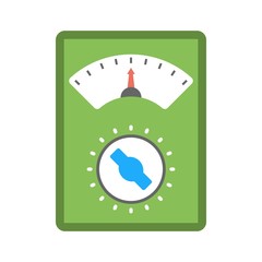 Gauge to measure pressure icon - vector illustration.