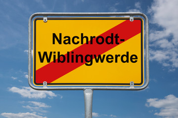 Ortstafel Nachrodt-Wiblingwerde