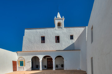 Fototapeta premium Church of San Miguel de Balansat on the island of Ibiza.
