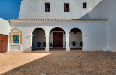 Church of San Miguel de Balansat on the island of Ibiza.